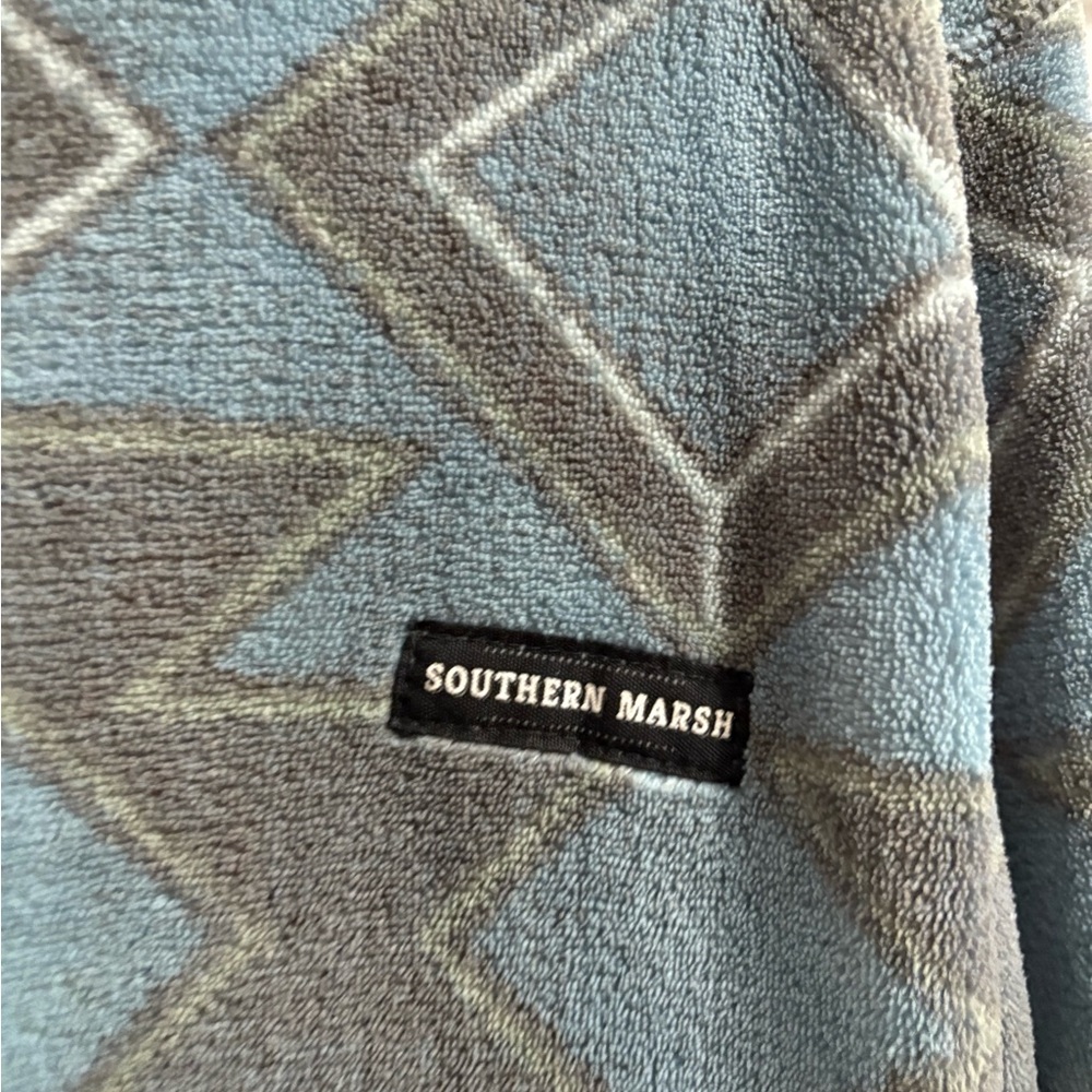 Southern Marsh Patterned Quarter-Zip Pullover - image 2